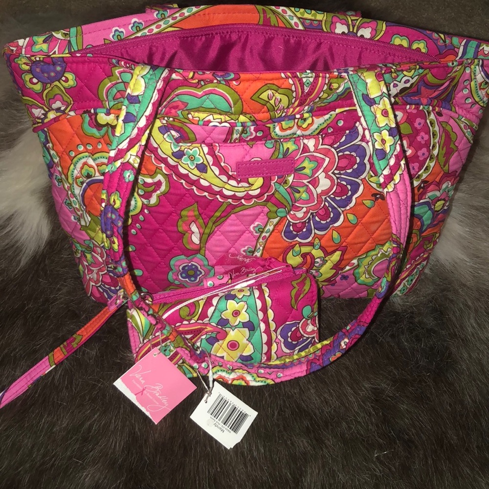 Vera Bradley Bag & Wallet Set